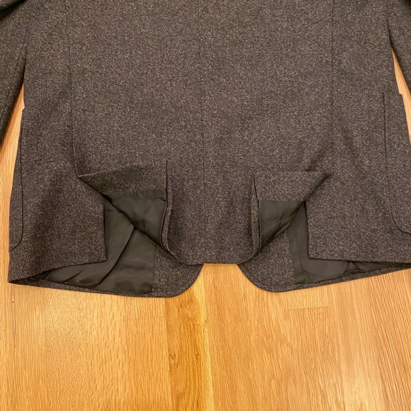 Bachrach Mens Charcoal Wool 3 Button Blazer  / Mens Size L 42 - Picture 9 of 15